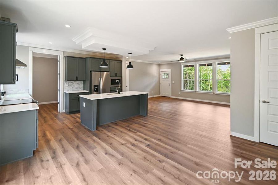 Furnished interior view inside a new home in , Morganton (Image 3).