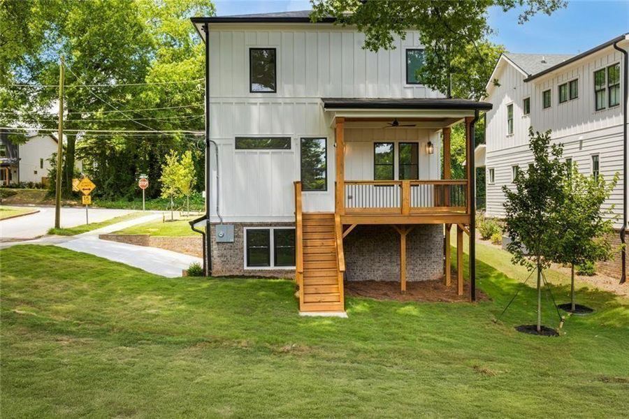 Exterior details and patio area of a home in , Avondale Estates (Image 26). Exterior details and patio area of a home in , Avondale Estates (Image 26).