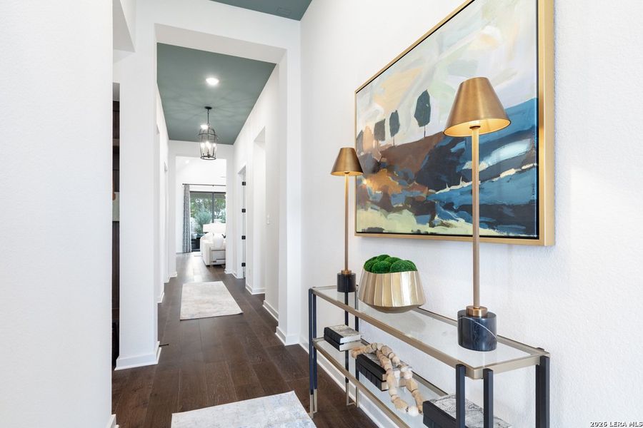 Furnished interior view inside a new home in The Ranches at Creekside, Boerne (Image 33).