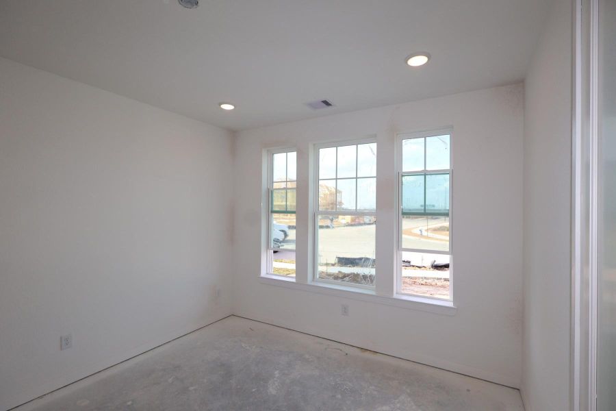 In-progress construction of a new home in The Grand Prairie 50’, Hockley, TX (Image 7).