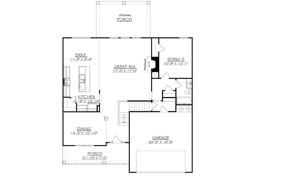2D floor plan layout for the Smyrna by Designer Homes of Georgia in Austin Heights, North Augusta, SC (Image 2). 2D floor plan layout for the Smyrna by Designer Homes of Georgia in Austin Heights, North Augusta, SC (Image 2).