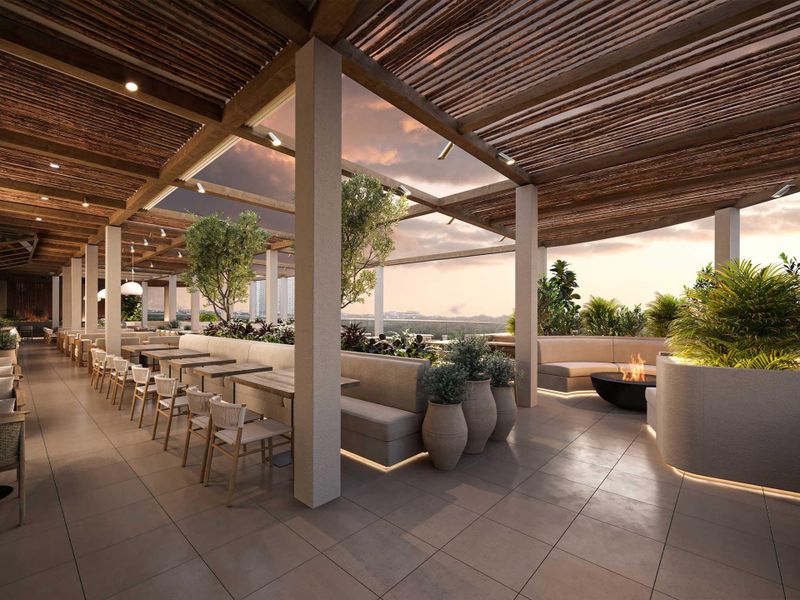 Coming soon Meduza, a Mediterranean dining venue with indoor and outdoor dining.