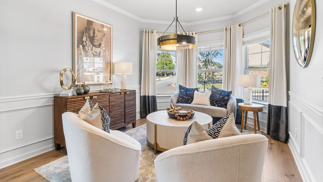 Furnished interior view inside a new home in Camp Creek Village, Atlanta (Image 5).