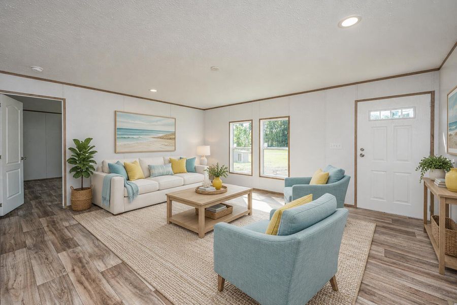 Furnished interior view inside a new home in , St. Stephen (Image 5).