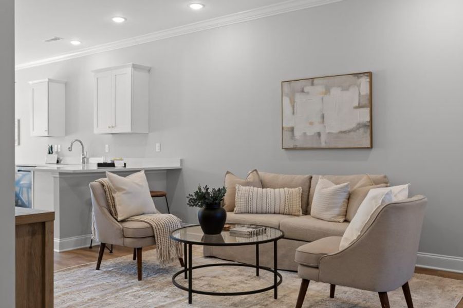 Furnished interior view inside a new home in The Eleuthera, Chattanooga (Image 32).