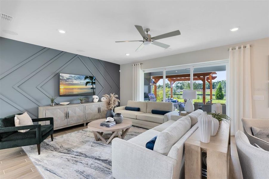 Furnished interior view inside a new home in Hartford Terrace, Davenport (Image 17).