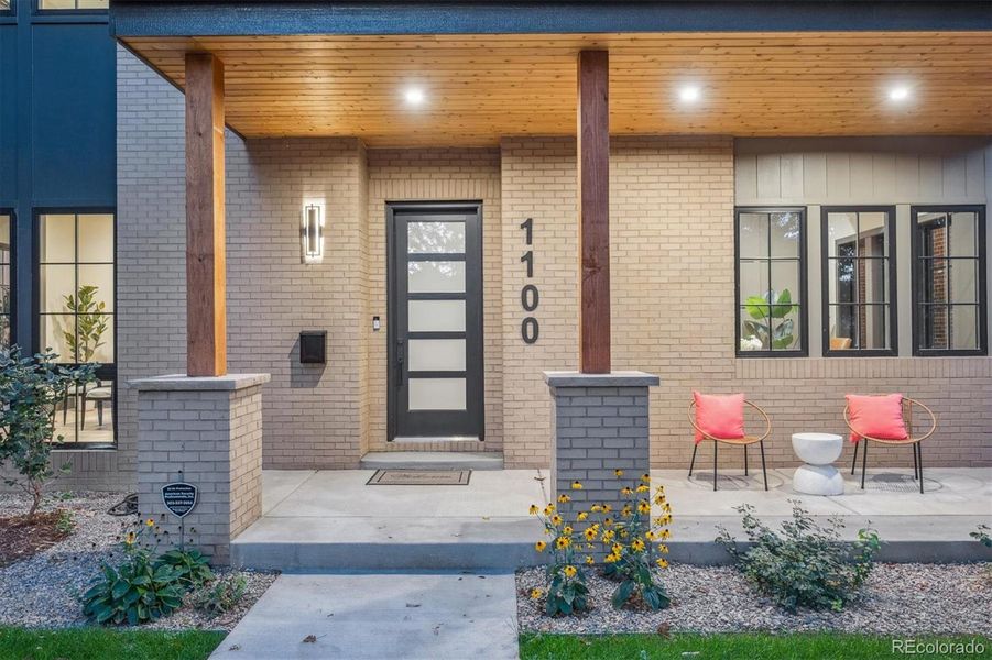 Exterior details and patio area of a home in , Denver (Image 28).