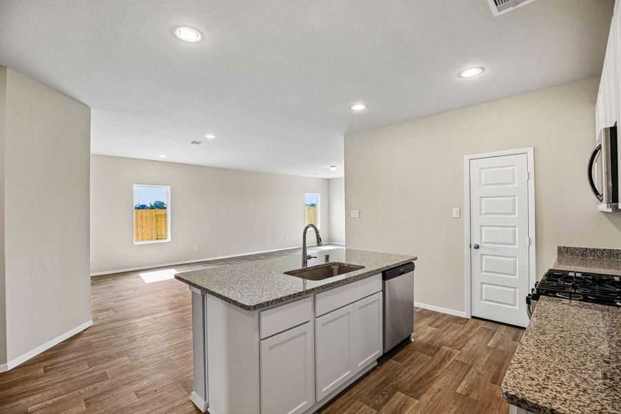 Representative furnished interior of a home built from the Legacy Hills 1754 by Brohn Homes in Legacy Hills, Mico (Image 7).