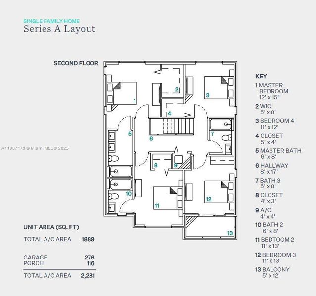 2D floor plan layout of this home in , Florida City, FL (Image 4). 2D floor plan layout of this home in , Florida City, FL (Image 4).