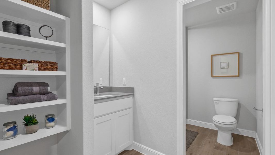 Furnished interior view inside a new home in Sandstone Estates, Granbury (Image 28). Furnished interior view inside a new home in Sandstone Estates, Granbury (Image 28).