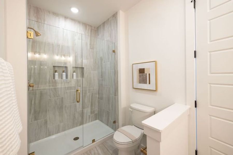 Representative furnished interior of a home built from the Tanner by True Homes in Edgewater - The Links, Lancaster (Image 11).