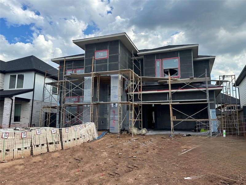In-progress construction of a new home in Harvest Green - Final Opportunities, Richmond, TX (Image 10). In-progress construction of a new home in Harvest Green - Final Opportunities, Richmond, TX (Image 10).