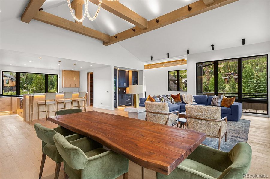 Furnished interior view inside a new home in , Breckenridge (Image 29).