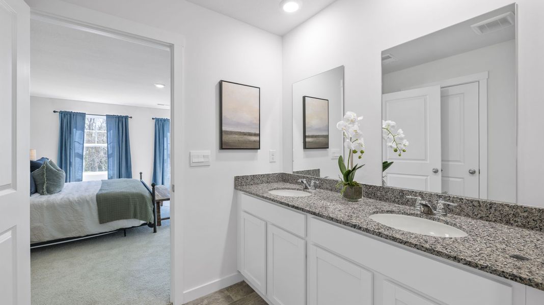 Furnished interior view inside a new home in Timber Creek, Rossville (Image 25). Furnished interior view inside a new home in Timber Creek, Rossville (Image 25).