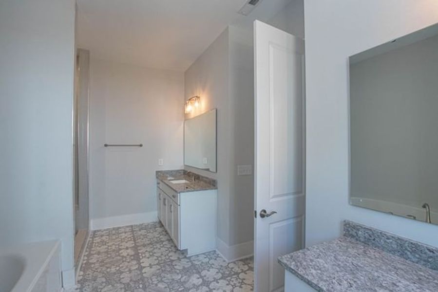 Representative furnished interior of a home built from the Atkinson by True Homes in Edgewater - Harbor Pointe, Lancaster (Image 9).