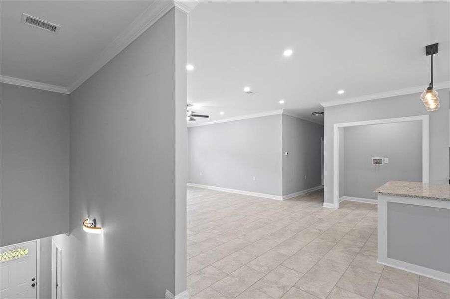 Spacious, unfurnished interior of a new home in , Sugar Hill (Image 13).