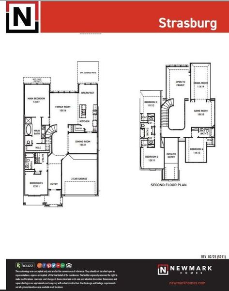 2D floor plan layout of this home in , Richmond, TX (Image 2).