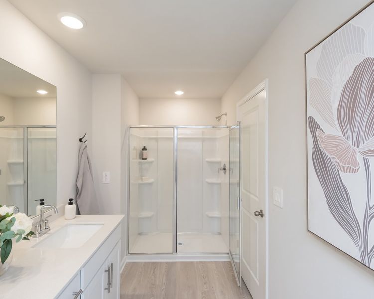 Furnished interior view inside a new home in Avalon - Vista Series, Conyers (Image 12).