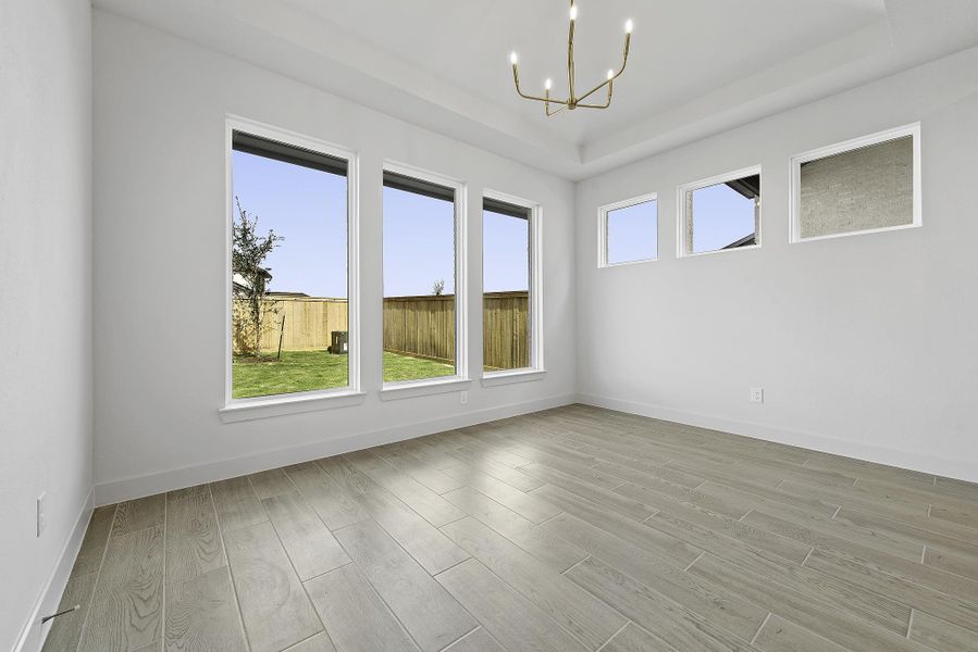 Spacious, unfurnished interior of a new home in Bridgeland, Cypress (Image 17).