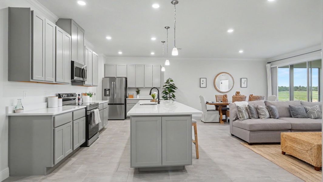 Representative furnished interior of a home built from the Drexel by Maronda Homes in Labelle, Labelle (Image 22).