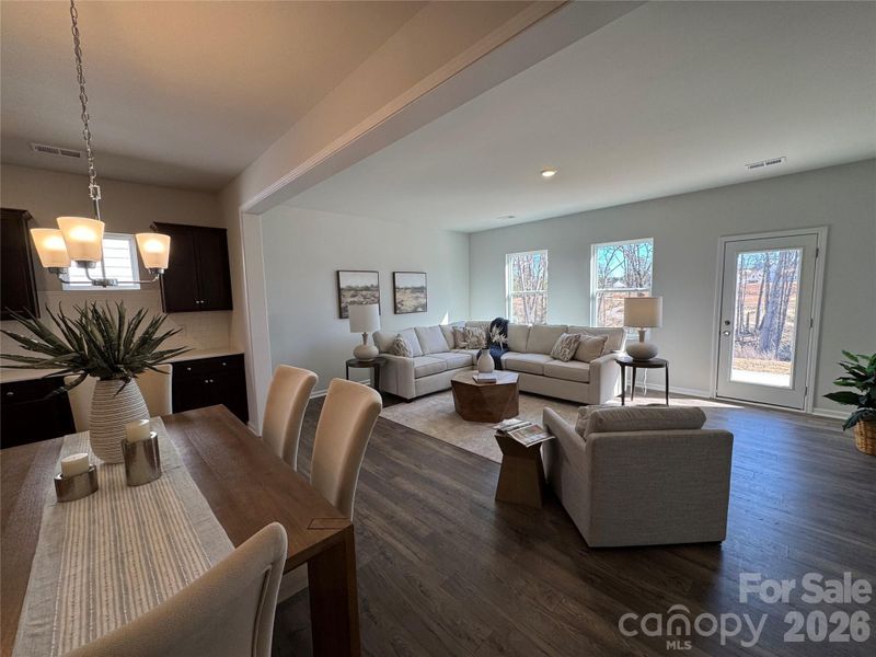 Furnished interior view inside a new home in McFarland Estates, York (Image 14).