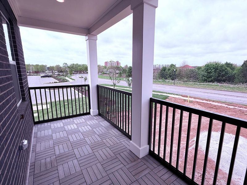 Exterior details and patio area of a home in Promenade at Clari Park, Murfreesboro (Image 3).