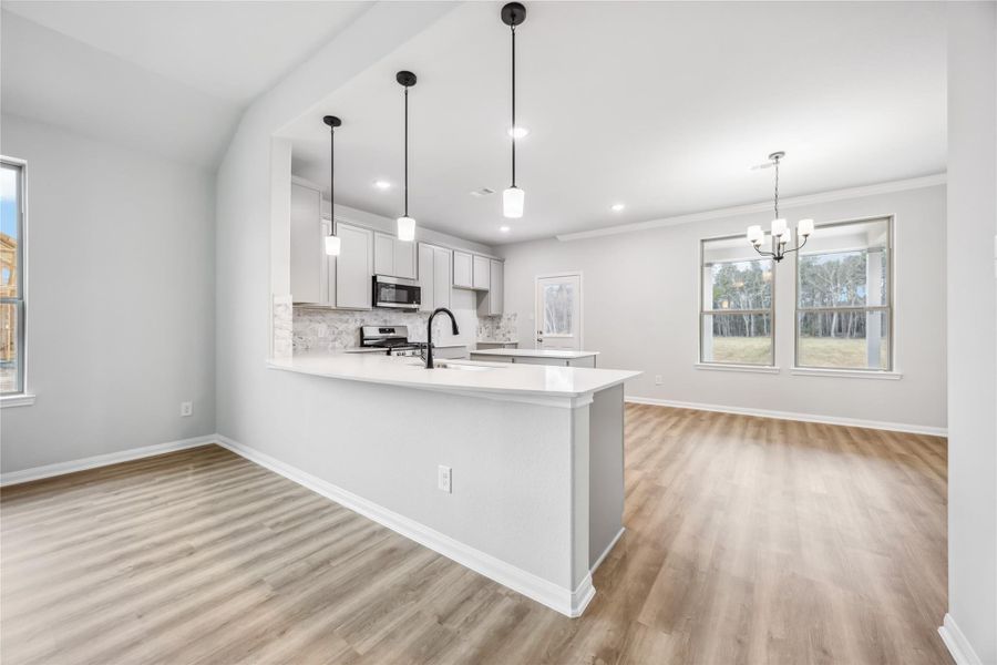 Furnished interior view inside a new home in Barton Place, Cleveland (Image 11).
