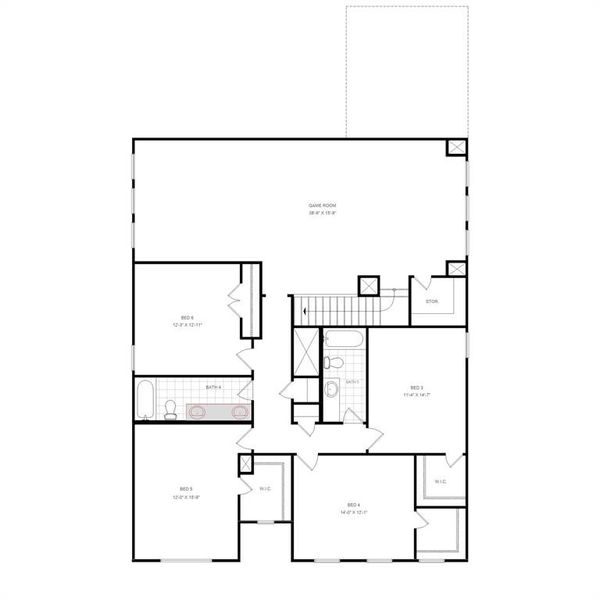 W/S #68706 / BG #3: 2nd Floor