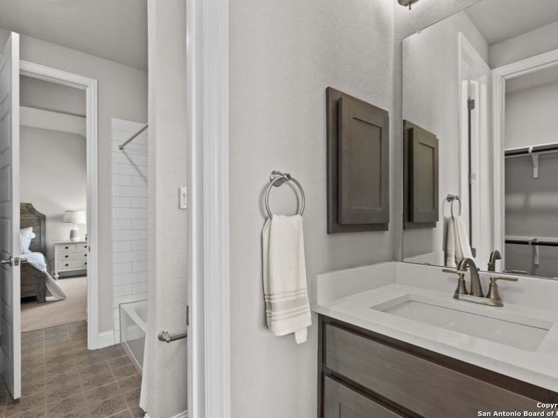 Furnished interior view inside a new home in Ladera, San Antonio (Image 21). Furnished interior view inside a new home in Ladera, San Antonio (Image 21).