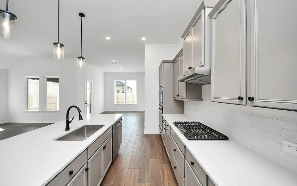 Furnished interior view inside a new home in Elyson, Katy (Image 5).