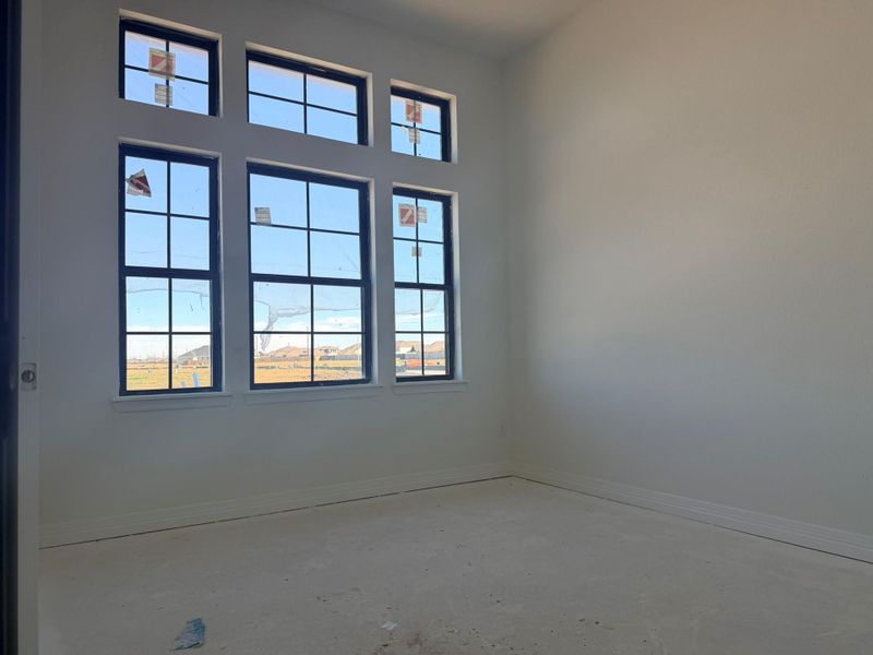 Actual progress of your home.