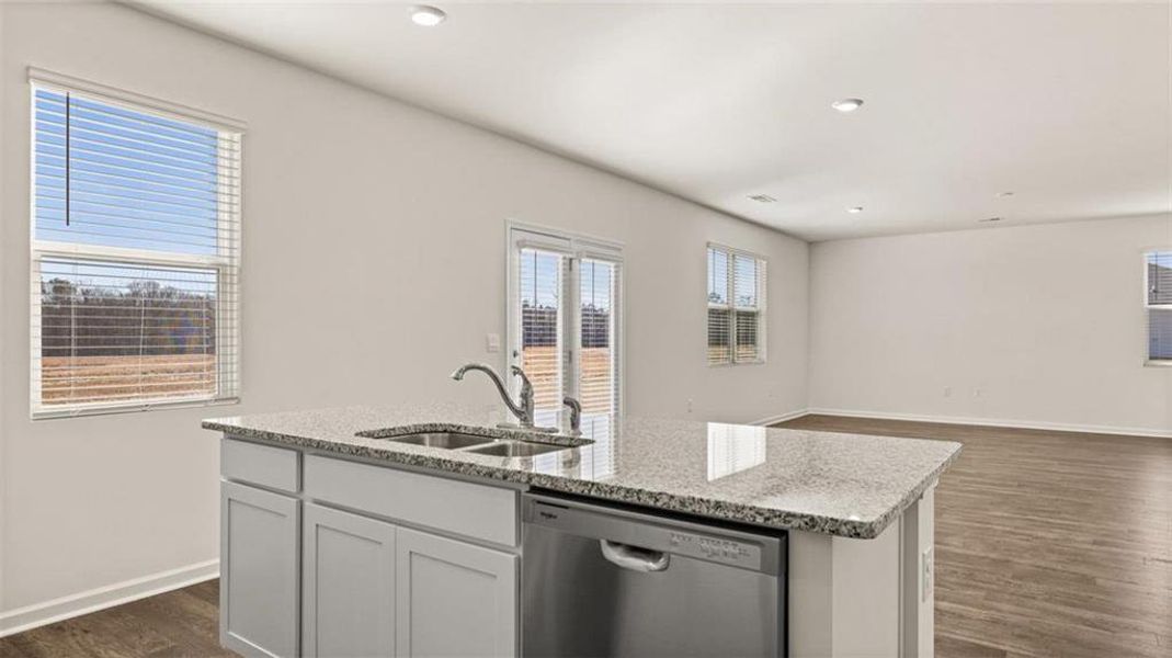 Furnished interior view inside a new home in Fox Crossing, Griffin (Image 7). Furnished interior view inside a new home in Fox Crossing, Griffin (Image 7).