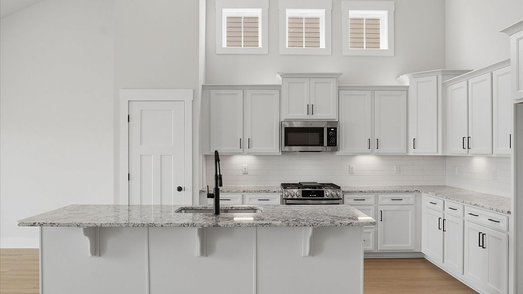 Furnished interior view inside a new home in Iris Meadows, Moore (Image 17).
