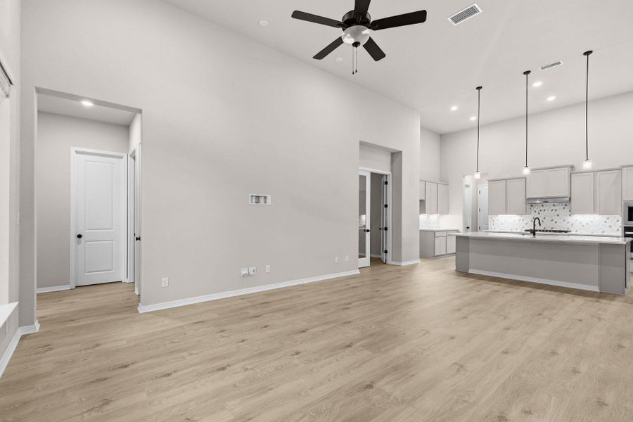 From Family Room to Open Concept Kitchen