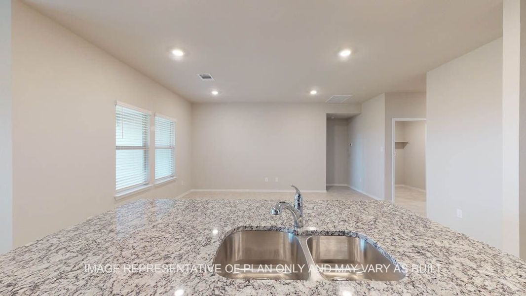 Representative furnished interior of a home built from the Fargo by D.R. Horton in Reynolds Crossing, Killeen (Image 8).