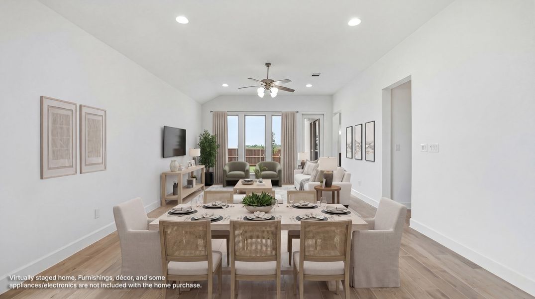 Furnished interior view inside a new home in Meraki, Forney (Image 8).
