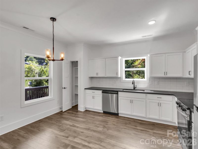 Furnished interior view inside a new home in , Asheville (Image 5).