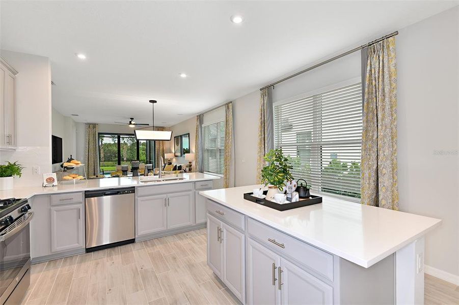 Furnished interior view inside a new home in Indigo Creek, Apollo Beach (Image 23).