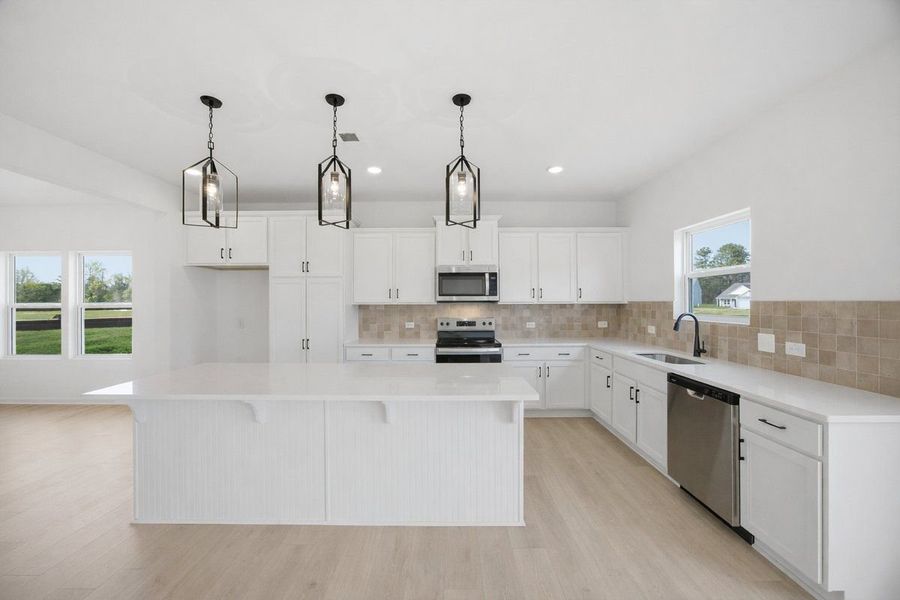 Furnished interior view inside a new home in Reeves Crossing, St. George (Image 3).