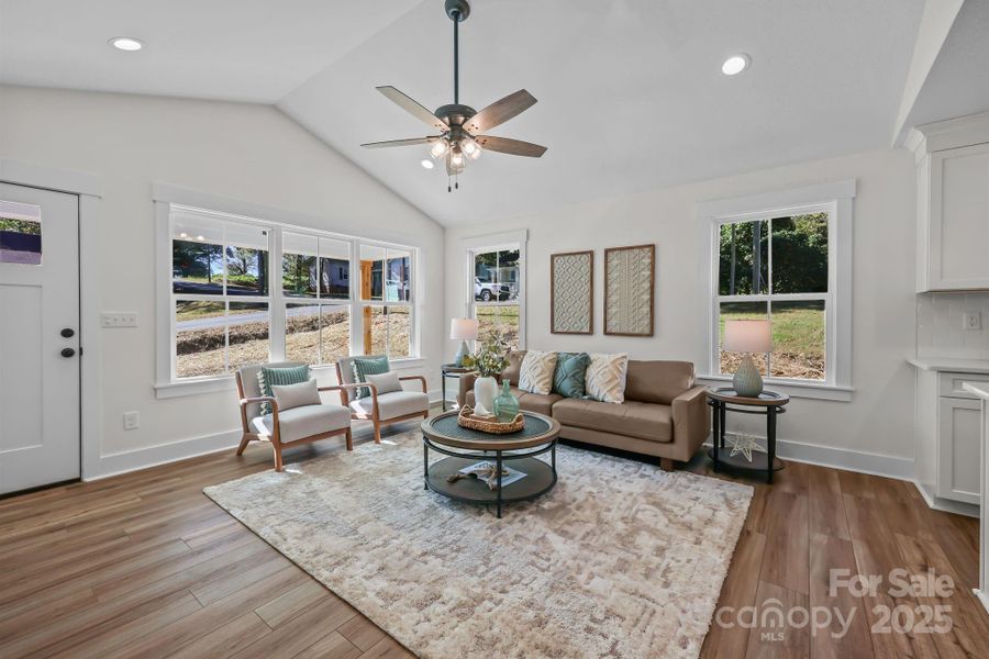 Furnished interior view inside a new home in , Kannapolis (Image 10). Furnished interior view inside a new home in , Kannapolis (Image 10).