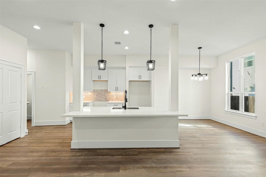 Furnished interior view inside a new home in , Houston (Image 13). Furnished interior view inside a new home in , Houston (Image 13).