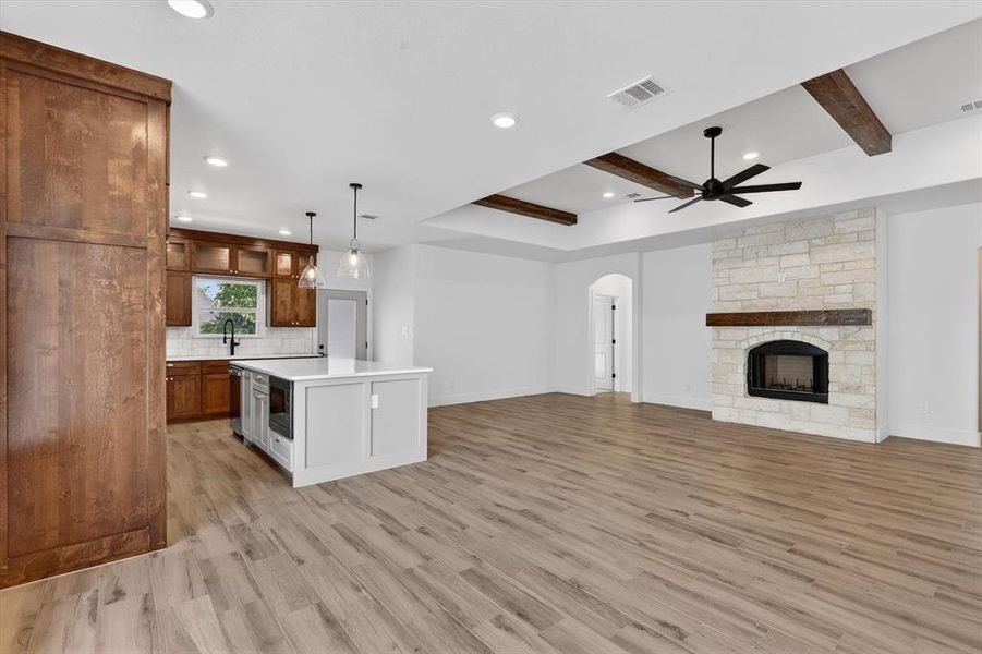 Furnished interior view inside a new home in , River Oaks (Image 9). Furnished interior view inside a new home in , River Oaks (Image 9).