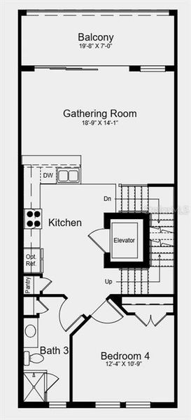 2D floor plan layout of this home in Seahaven, Punta Gorda, FL (Image 7).