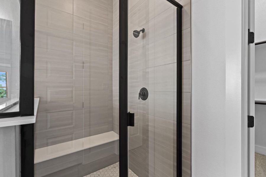 Walk-in shower in Primary Bath