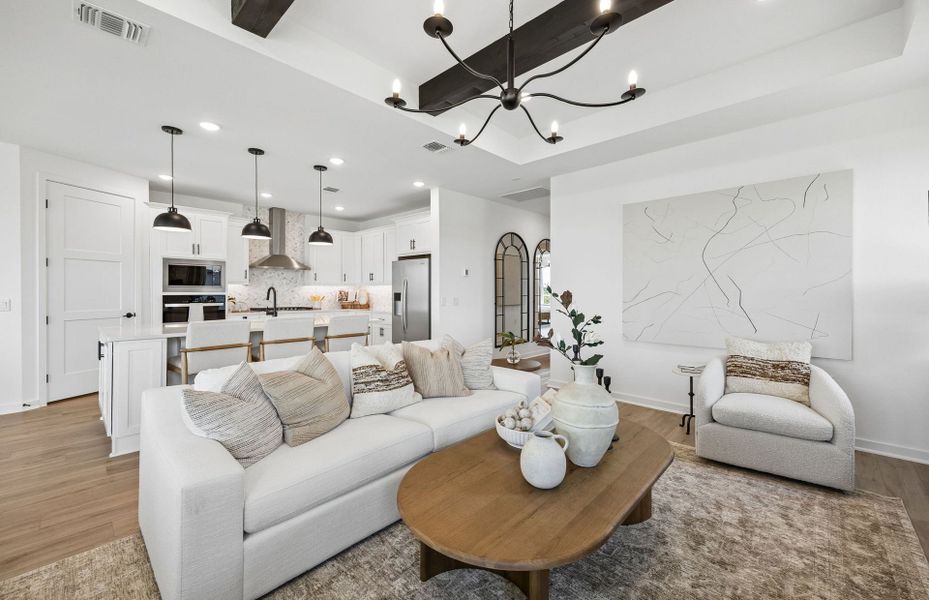 Representative furnished interior of a home built from the Mystique by Del Webb in Del Webb Sugar Land at Ryehill, Rosenberg (Image 14). Representative furnished interior of a home built from the Mystique by Del Webb in Del Webb Sugar Land at Ryehill, Rosenberg (Image 14).