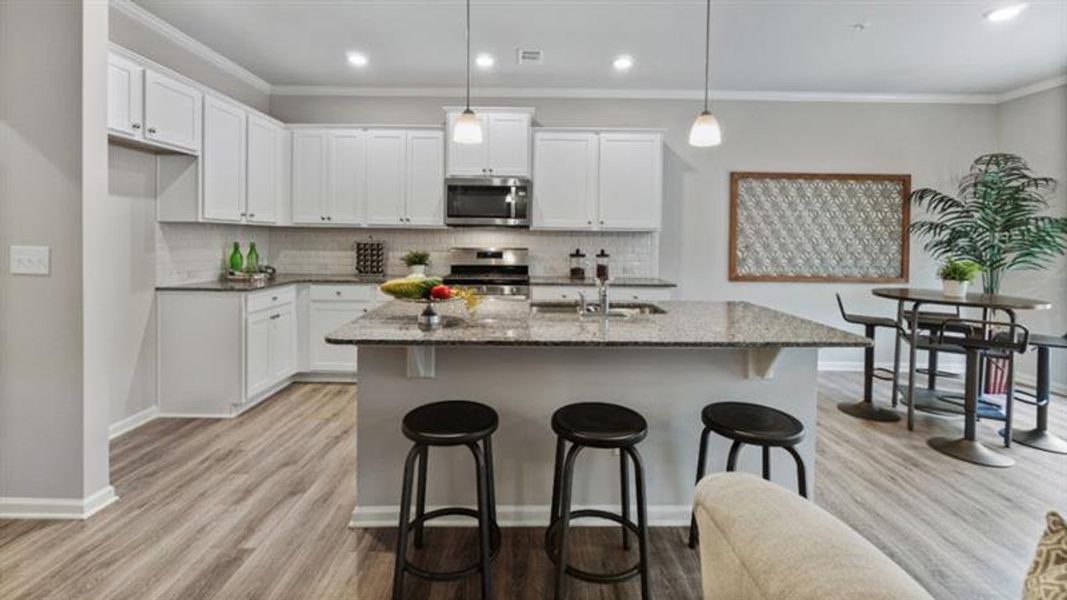 Furnished interior view inside a new home in Hughes Court, Dawsonville (Image 8). Furnished interior view inside a new home in Hughes Court, Dawsonville (Image 8).