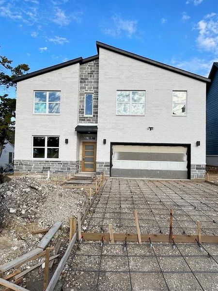 In-progress construction of a new home in , Dallas, TX (Image 5).