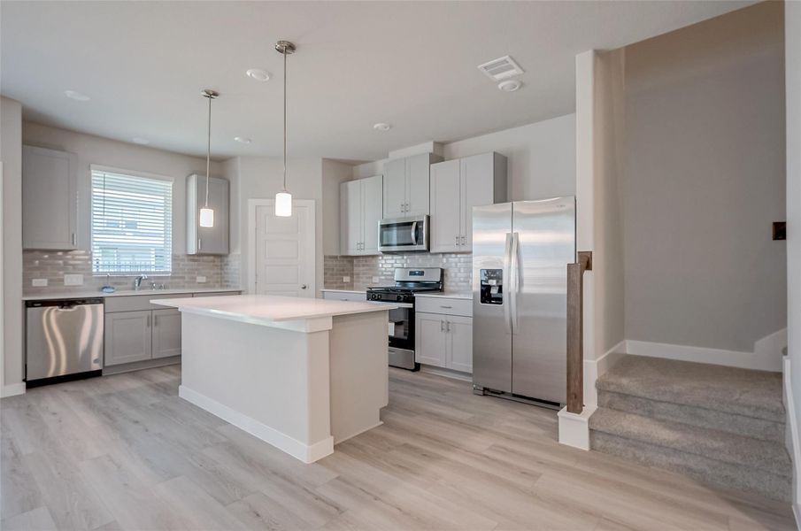 Furnished interior view inside a new home in McClendon Park Village, Houston (Image 5). Furnished interior view inside a new home in McClendon Park Village, Houston (Image 5).