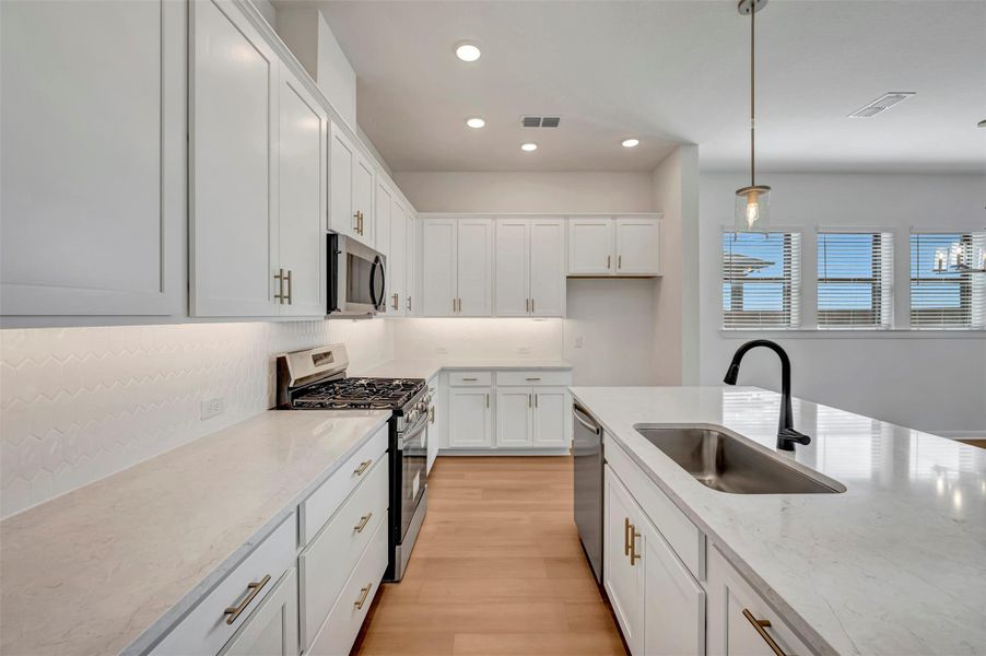 Furnished interior view inside a new home in Austin Point, Richmond (Image 10).