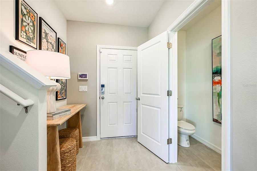 Furnished interior view inside a new home in Waterstone, Groveland (Image 30). Furnished interior view inside a new home in Waterstone, Groveland (Image 30).